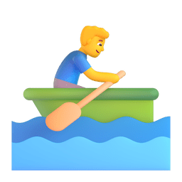 🚣‍♂️ Man Som Ror En Båt på Microsoft Teams (3D Animated) 1.0