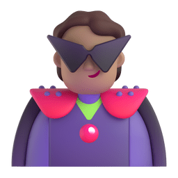 Supervillain: Medium Skin Tone on Microsoft Teams 1.0