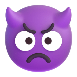 👿 Angry Face with Horns on Microsoft Teams (3D Animated) 15.1