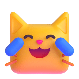 😹 Gato Llorando De Risa en Microsoft Teams (3D Animated) 15.1
