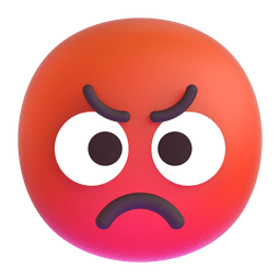 Teams Rage Sticker 😡 Enraged Face on Microsoft Teams (3D Animated) 15.1