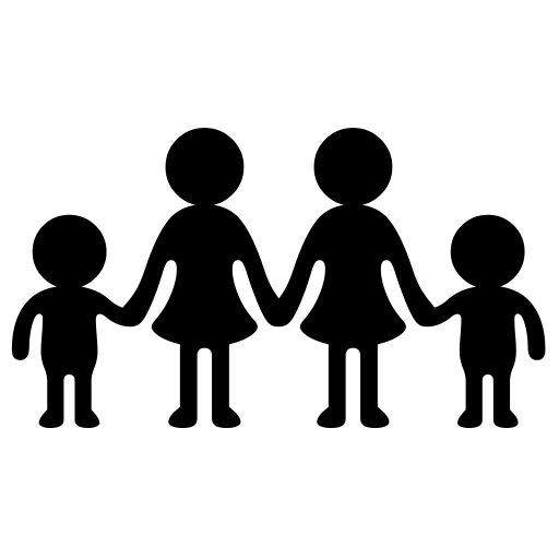 👩‍👩‍👦‍👦 Family Woman, Woman, Boy, Boy on Noto Emoji Font 16.0