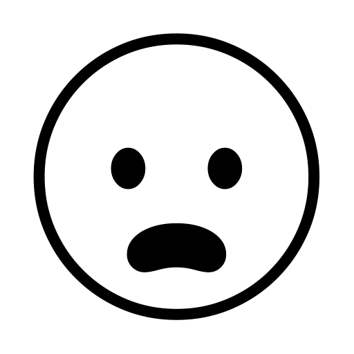 😦 Frowning Face with Open Mouth on Noto Emoji Font 16.0