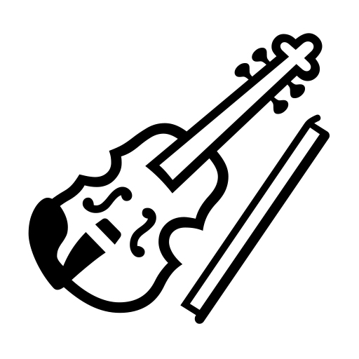 🎻 Violin on Noto Emoji Font 16.0