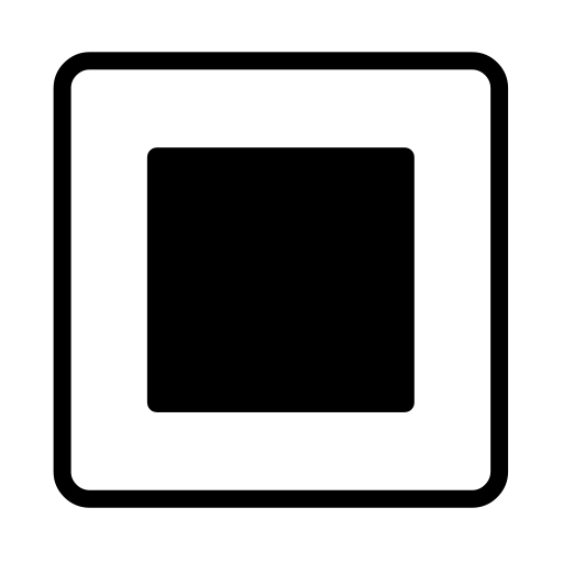 🔳 White Square Button on Noto Emoji Font 16.0