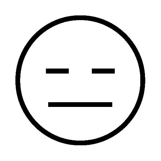 😑 Expressionless Face on Noto Emoji Font 15.1
