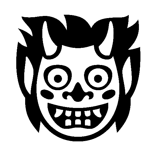 👹 Ogre on Noto Emoji Font 15.1