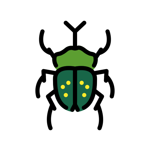 Openmoji Bug 🪲 Beetle on OpenMoji 13.1