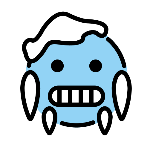 🥶 Cold Face on OpenMoji 13.1