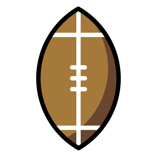 Openmoji OpenMoji 15.1의 🏈 미식축구공