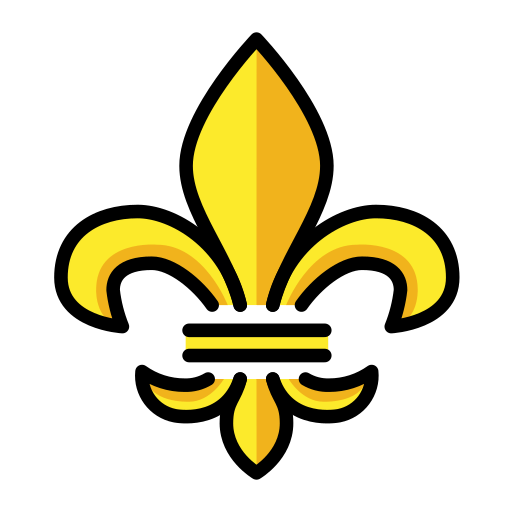 OpenMoji 16.0上的⚜️ 百合花饰