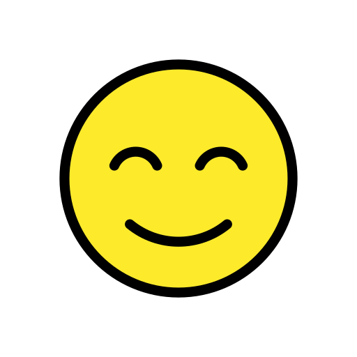 😊 Smiling Face with Smiling Eyes on OpenMoji 16.0