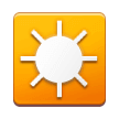 Samsung One UI 2.0 वर ☼ White Sun with Rays