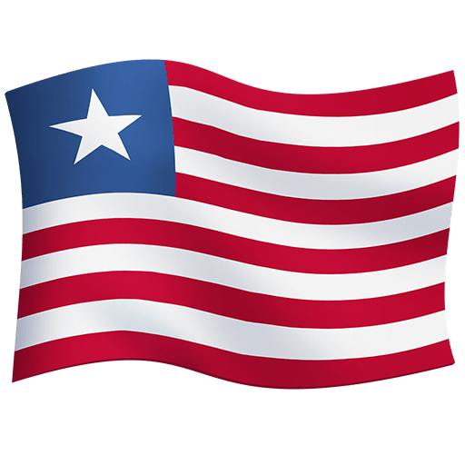  Flag Liberia Emoji