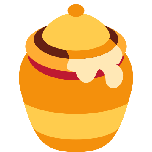 Twitter / X Twemoji 15.0.1の🍯 はちみつ