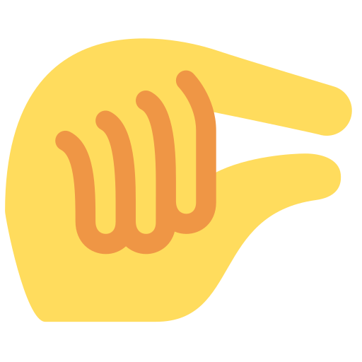 🤏 Pinching Hand on Twitter / X Twemoji 15.0