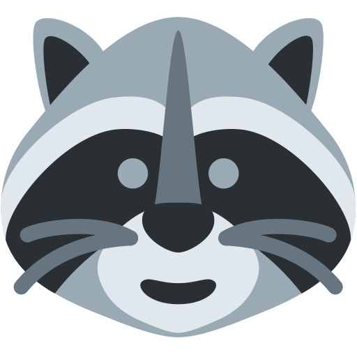 Twitter Raccoon 🦝 Raccoon on Twitter / X Twemoji 15.0.3