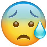 ๐ฐ Anxious Face with Sweat on WhatsApp 2.23.2.72