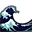 🌊 Water Wave Emoji