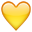 💛 Yellow Heart Emoji
