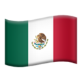 Flag: Mexico on Apple iOS 15.4