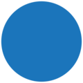 🔵 Large Blue Circle Emoji