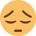 😔 Pensive Face Emoji