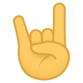 🤘 Sign of the Horns Emoji