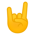 🤘 Sign of the Horns Emoji