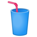 Tasse avec paille