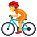 Homme qui fait du v&eacute;lo