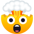 🤯 Shocked Face with Exploding Head Emoji