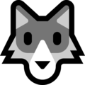 🐺 Wolf Face Emoji