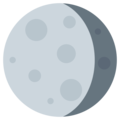 🌖 Waning Gibbous Moon Symbol Emoji