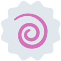 Fish Cake with Swirl on Twitter Twemoji 15.0