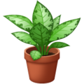 Emoji de Vaso Com Planta no WhatsApp