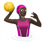 Woman Playing Water Polo: Dark Skin Tone on Apple iOS 11.1