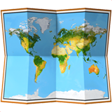 World Map on Apple iOS 11.1