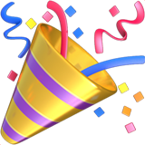 Party Popper on Apple iOS 11.2