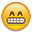 Beaming Face with Smiling Eyes on Apple iPhone OS 2.2