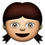 Girl on Apple iOS 4.0