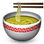 Steaming Bowl on Apple iOS 4.0
