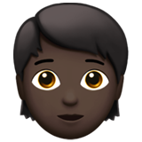 Person: Dark Skin Tone on Apple iOS 11.3