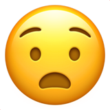 Anguished Face on Apple iOS 11.3