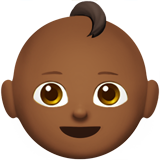 Baby: Medium-Dark Skin Tone on Apple iOS 11.3