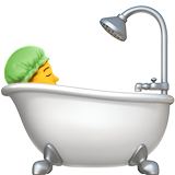 Person Taking Bath on Apple iOS 11.3