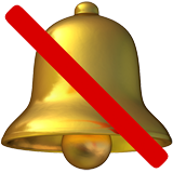 Bell with Slash on Apple iOS 11.3