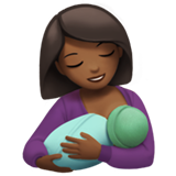 Breast-Feeding: Medium-Dark Skin Tone on Apple iOS 11.3