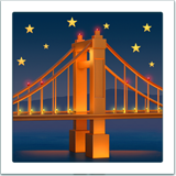 Bridge at Night on Apple iOS 11.3