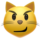 Cat with Wry Smile on Apple iOS 11.3